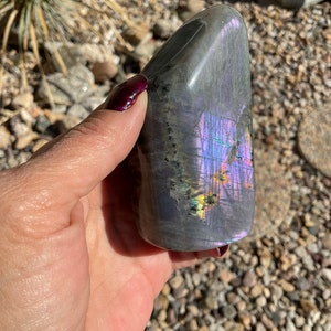 Flashy Labradorite Freeform/Crystal Gift/Housewarming Gift