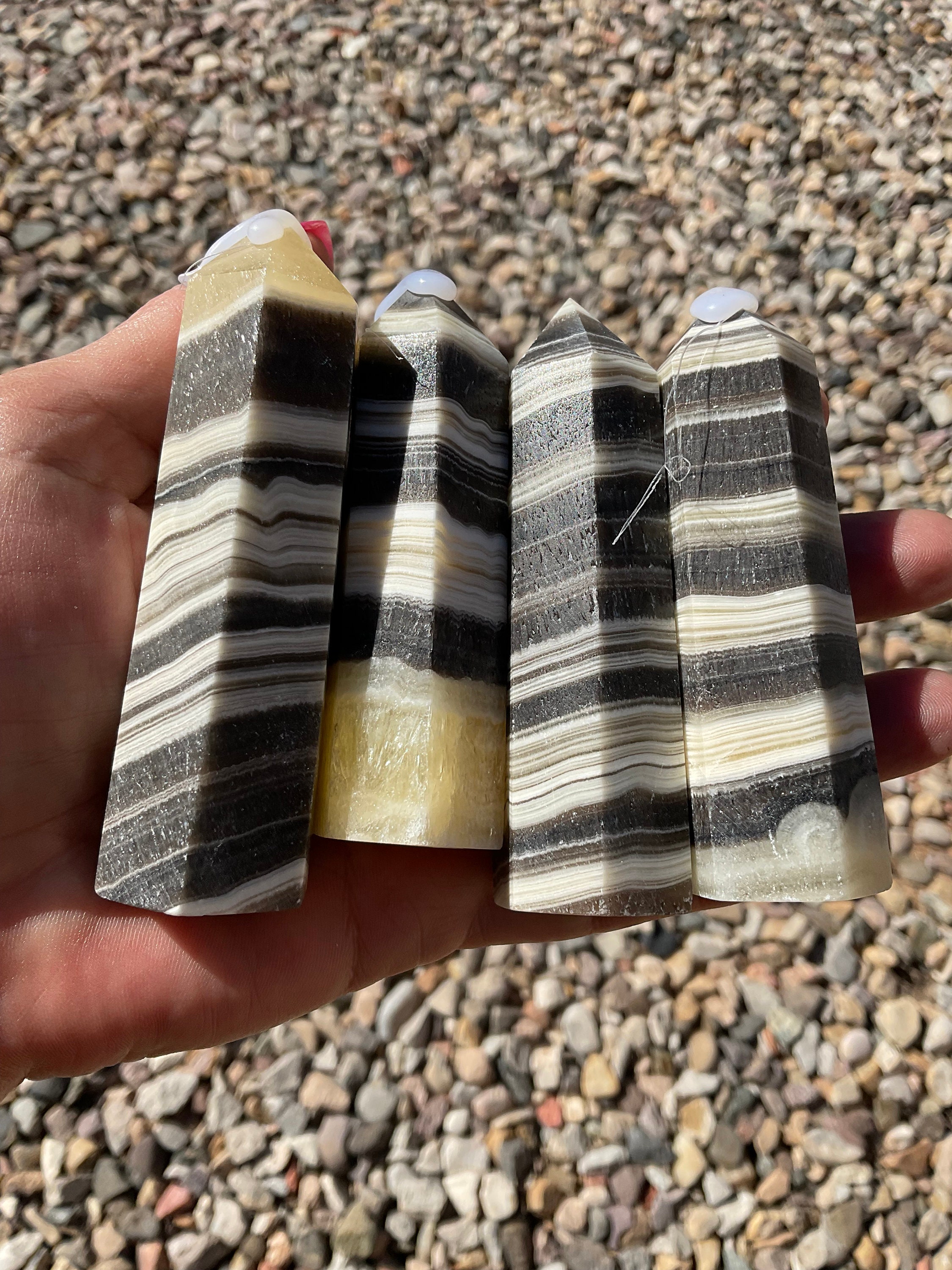 ハニーチョコレートカルサイトタワー/クリスタルタワー/クリスタル