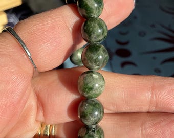 Diopsiet edelsteen kralenarmband/sieraden diopsiet edelsteen