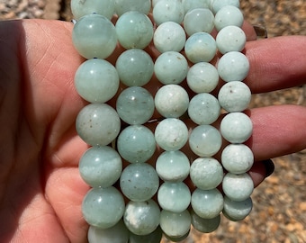 Celestite Beaded Bracelet/Celestite Jewelry