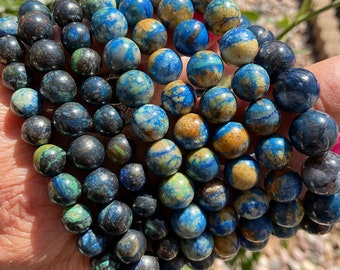 Azurite Crystal Beaded Bracelets/Azurite Crystal Jewelry