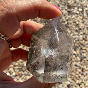 Garden Quartz Crystal Freeform/Crystal Gift/Housewarming Gift