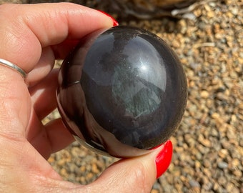 Rainbow Obsidian Crystal Sphere/Crystal Sphere/Crystal Gift