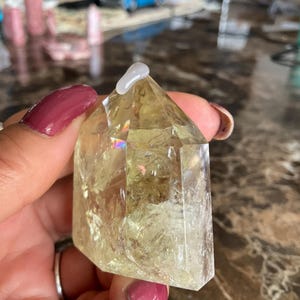 Citrine Crystal Tower/Citrine Tower Home Decor/Citrine Housewarming Gift