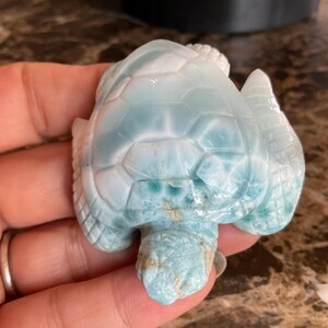 Larimar Turtle Carvings Larimar Turtle Carvings