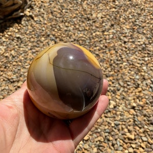 Mookaite sphere, crystal carving, crystal gift, home decor