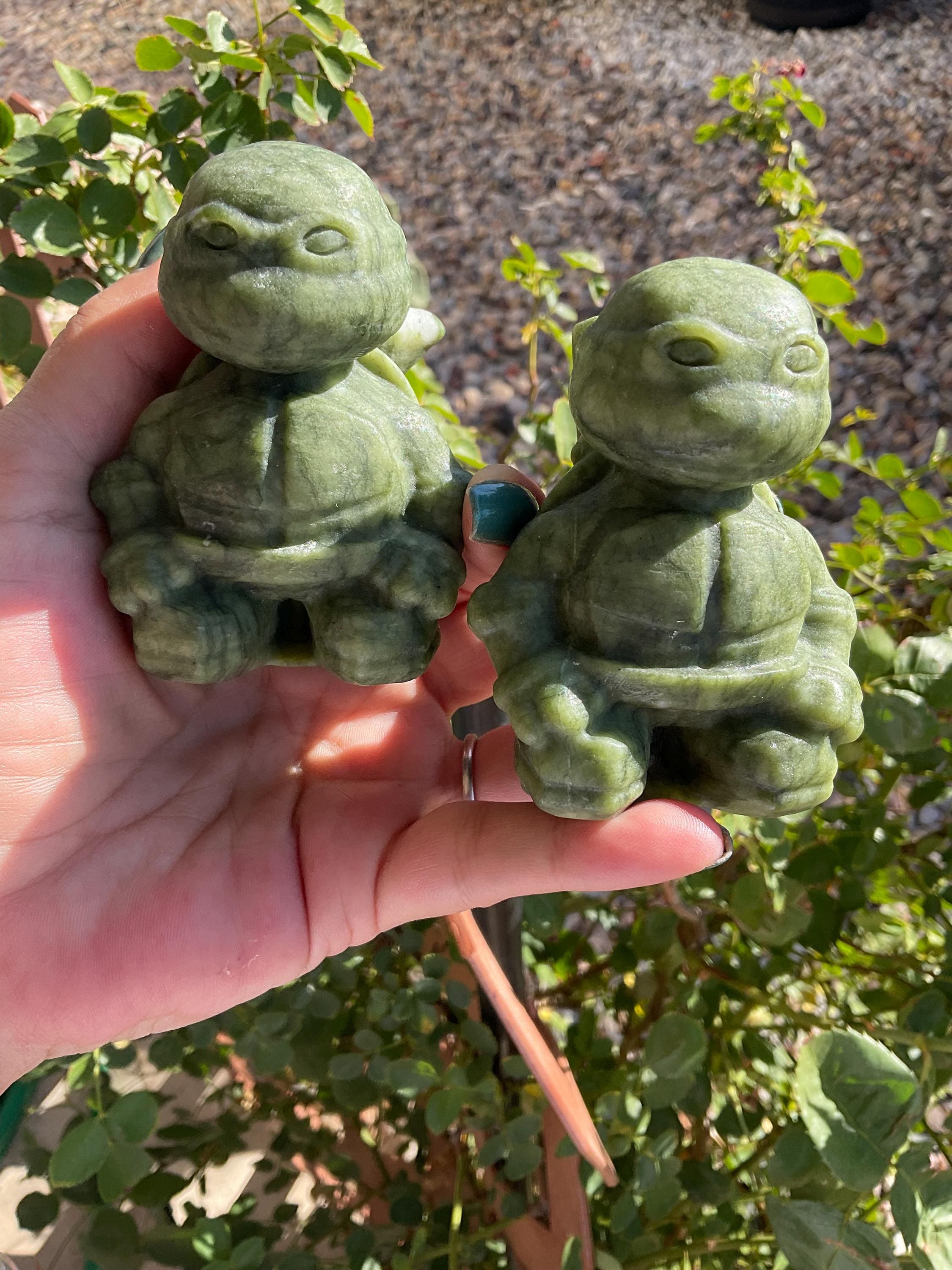 翡翠彫刻のカメ - Etsy 日本