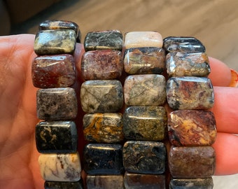 Pietersite Crystal Bangle Bracelet/Crystal Jewelry Gift