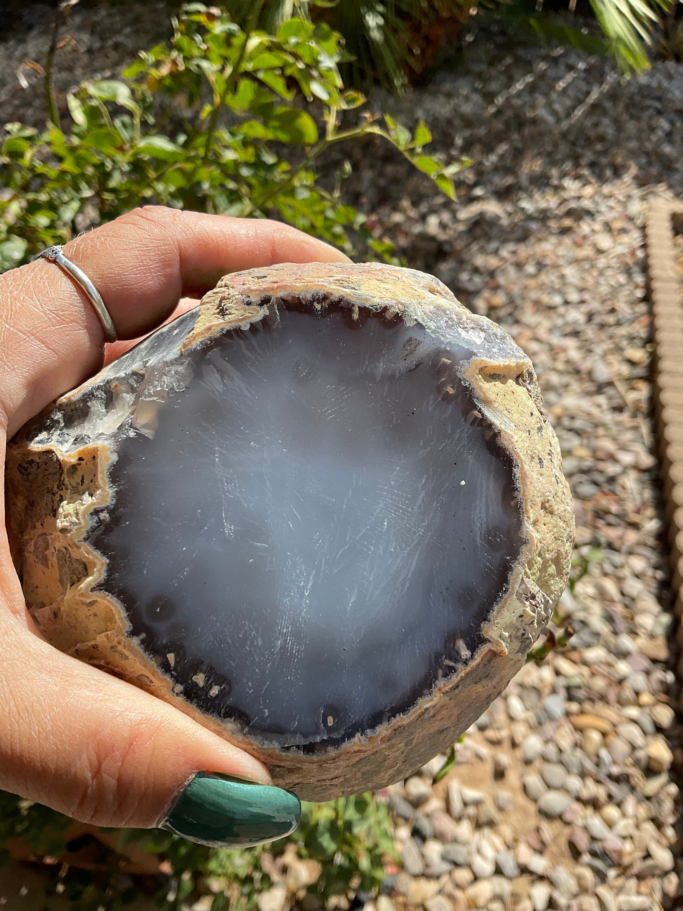 Enhydro Agate Geodes/Water Trapped Agate Geode/Enhydro Home Decor/
