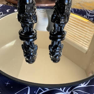 Black Obsidian Darth Vader Crystal Carving/Star Wars Darth Vader Carving