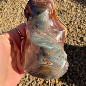 Ocean Jasper Freeform Crystal Flame/Crystal Home Decor