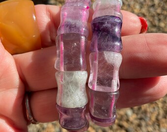 Fluorite Bangle Bracelet/Crystal Jewelry Gift
