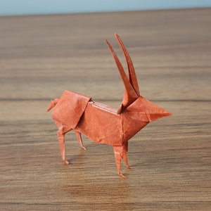 Origami antilope