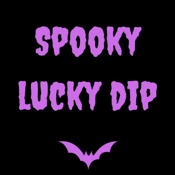 Spooky Lucky Dip, Mystery Bag, Goth Jewellery, Horror Gift, Mystery Box
