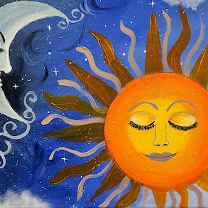 Celestial Sun and Moon