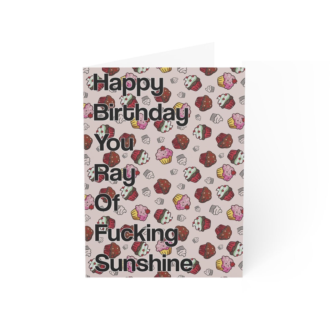 Printable Birthday Card Funny Humor Vulgar Print at Home - Etsy