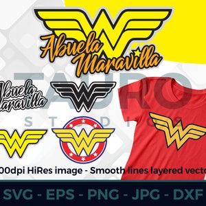 Mulher Maravilha, Vovó Maravilha, svg, arquivos de clipart para cricut, silhueta, roland, eps, png, alta resolução png e clipart vetorial