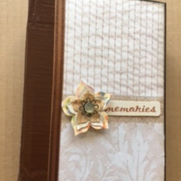 Handmade Mini Album/Memory Book 8" X 5.5" X 2"