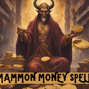 Mammon Wealth Ritual - Powerful Demon Prosperity Spell - Fast Cash And Abundance Magic