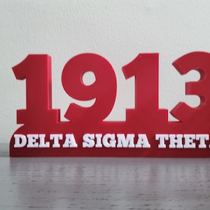 Delta Sigma Theta 1913 Desk Plate