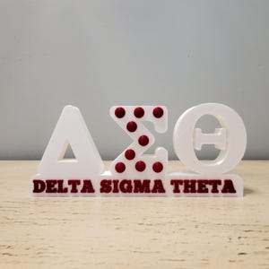 Delta Sigma Theta  Desk Plate