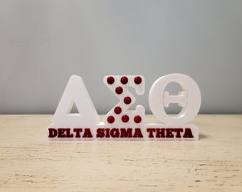 Placa de escritorio Delta Sigma Theta