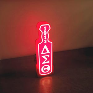 Delta Sigma Theta LED Paddle
