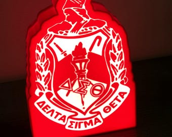 Caja de luz con escudo LED Delta Sigma Theta