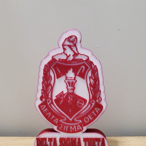 Delta Sigma Theta Shield Desk Plate