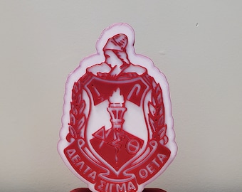 Delta Sigma Theta Shield Desk Plate