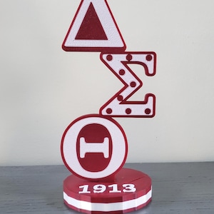 Delta Sigma Theta Offset Desk Tower