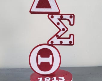 Delta Sigma Theta Offset Desk Tower