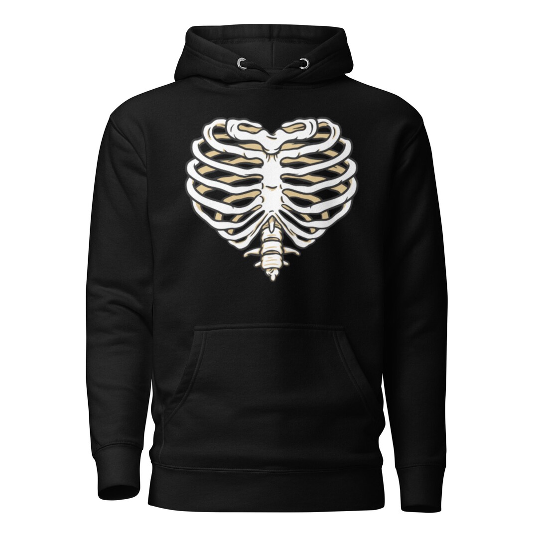 Ribcage Hoodie for Women Christmas Gift Girls Ribcage Jumper Etsy UK
