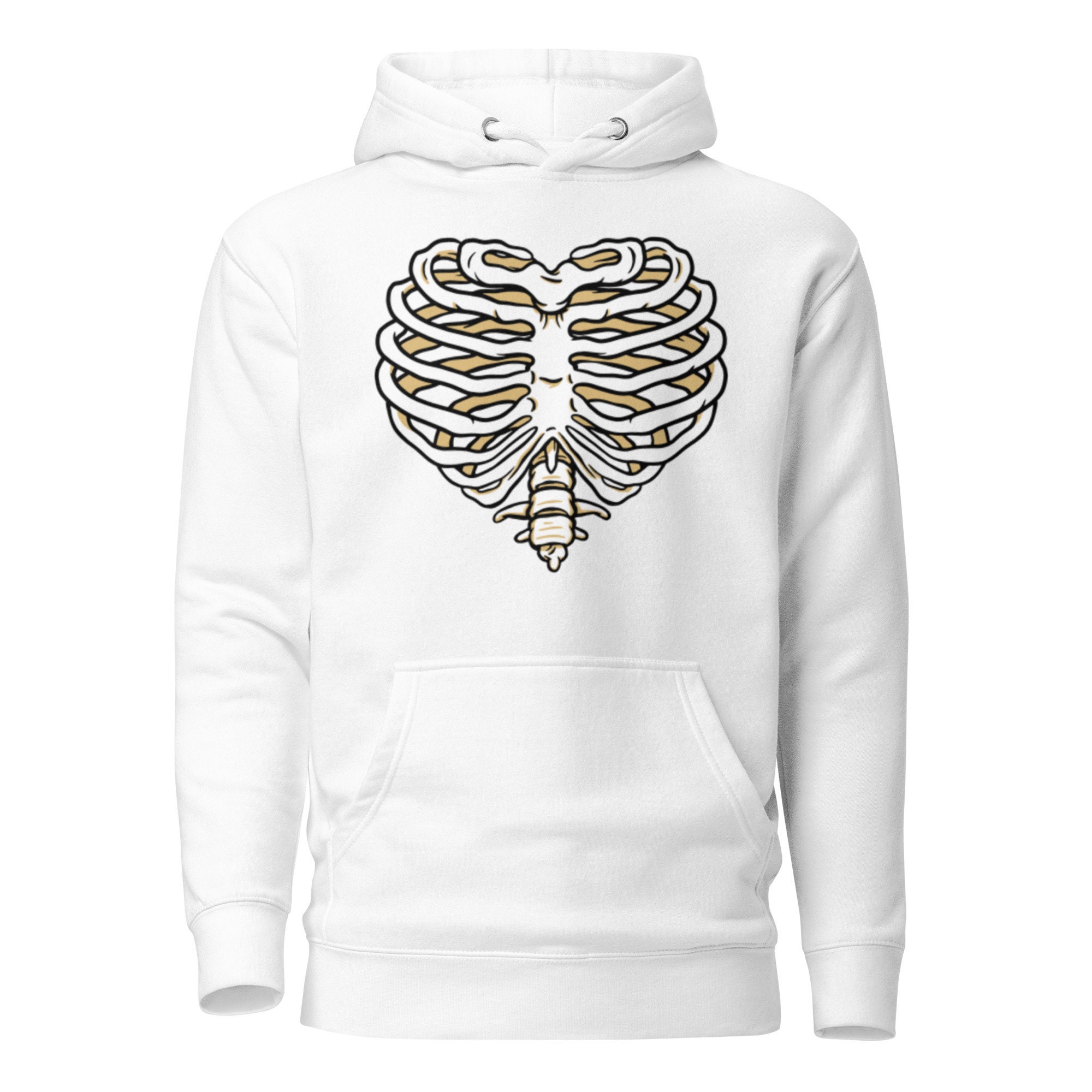 Ribcage Hoodie for Women Christmas Gift Girls Ribcage Jumper Etsy UK