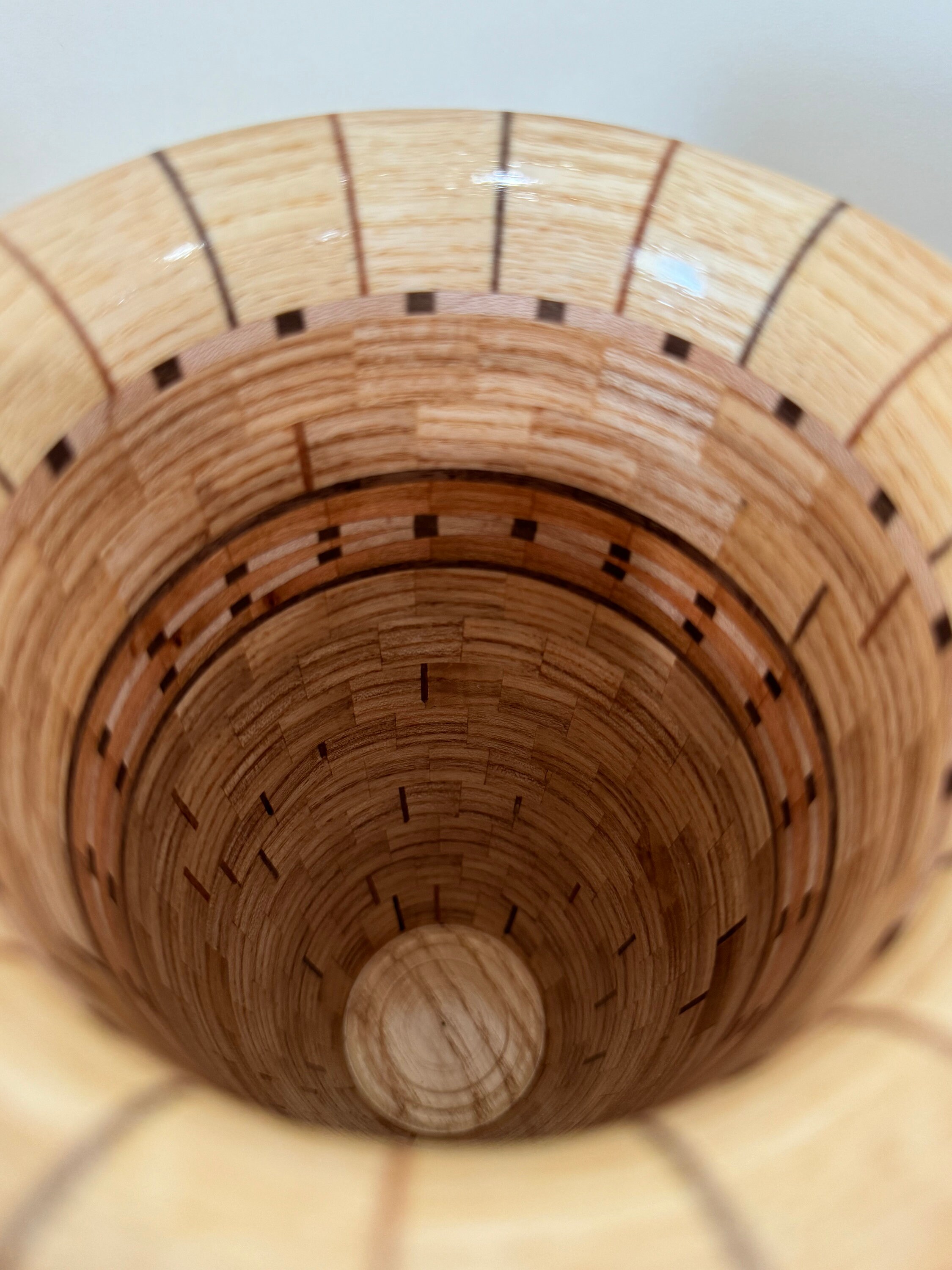 Handcrafted Segmented Wooden Vase - Etsy