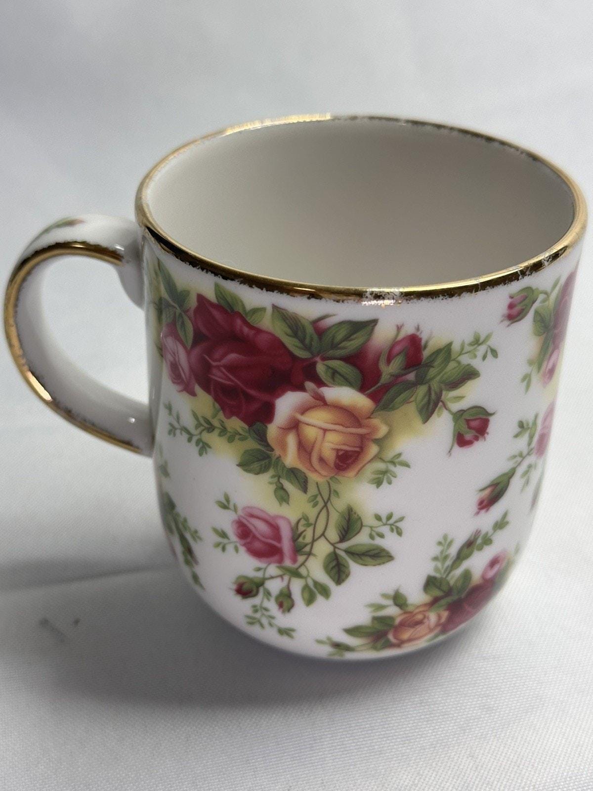 Royal Albert Fine China Coffee Mug Old Country Roses 1999 Classic III Cup -  Etsy