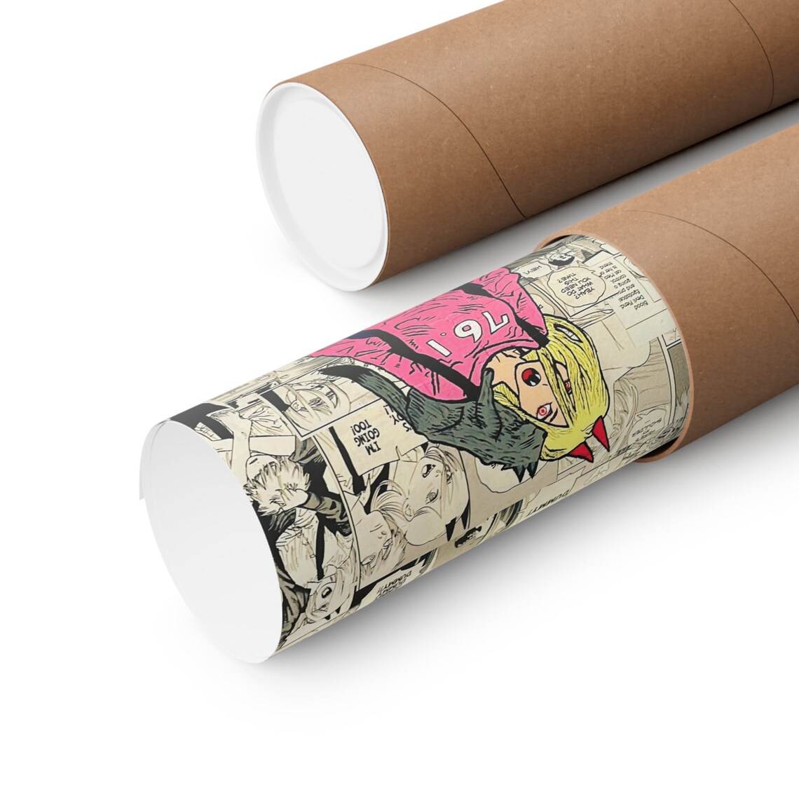 Poster In Tessuto Anime Chainsaw Man 25x75cm - Panno Muro A Rotolo Per Fan, Decorazione Cameretta E Soggiorno (Stile 5)