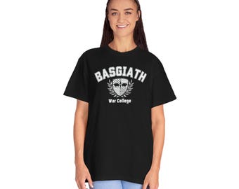 Basgiath War College Varsity Shirt, Fourth Wing Inspired, Unisex Book Lover Gift