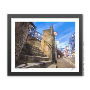 Trainspotting - Edinburgh, Scotland - Stairs Landscape - Movie Set Photography, Movie Poster, Movie Photo, Custom Poster, Wall Decor