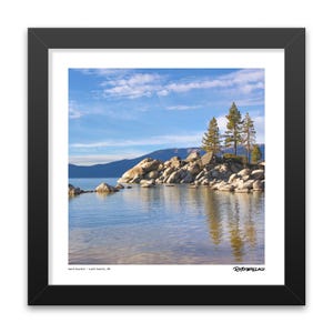 Sand Harbor / Lake Tahoe NV  - Photo Print, Landscape, Photography, Nature Poster, Scenic View, Custom Poster, Wall Decor
