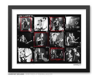 The Misfits Reunion Fotoprint: Live Punk Musik Wanddekoration