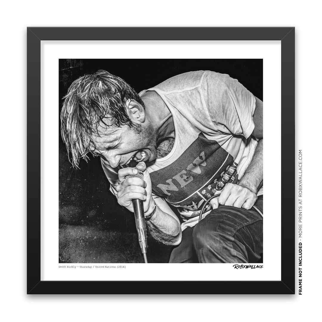 Geoff Rickly Photo Print: Thursday / United Nations Music Poster - Etsy