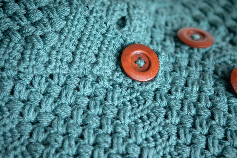 Coffee Bean Neck Warmer Cowl Three Button Scarf Knit Etsy