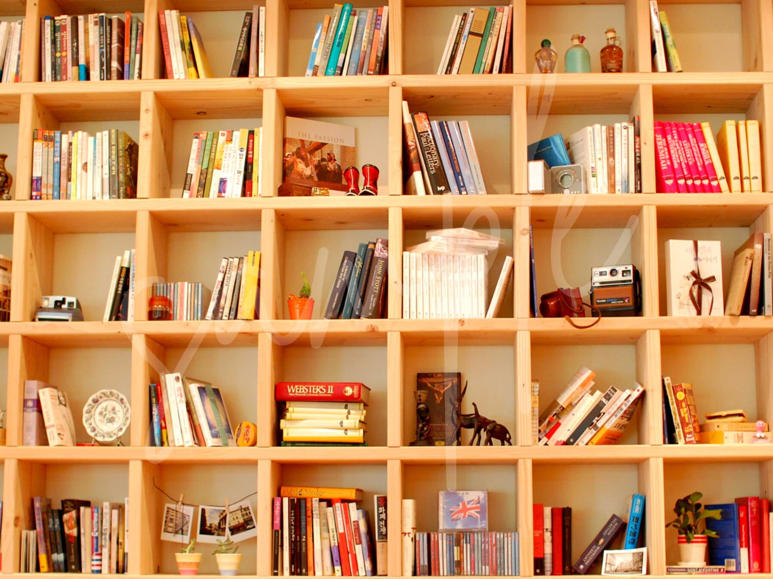 Bookcase Zoom Virtual Backgrounds Backdrop Office Etsy