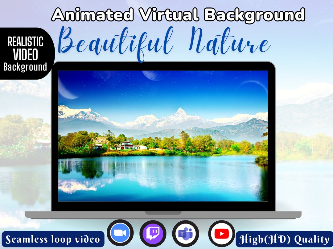 Nature Animated Virtual Background Zoom Background Vtuber Background ...