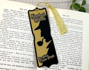 Sherlock Holmes Bookmark Mystery Lover Gift Sir Arthur Conan Doyle Mysteries Classic Novel Reader Gifts Fictional Classics Book Lover Gifts