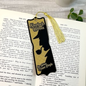 Sherlock Holmes Bookmark Mystery Lover Gift Sir Arthur Conan Doyle Mysteries Classic Novel Reader Gifts Fictional Classics Book Lover Gifts
