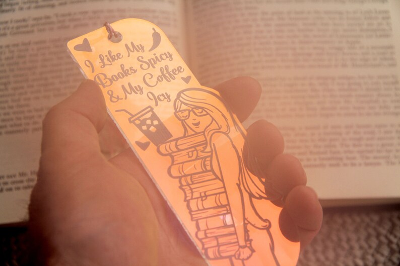 Spicy Book Reader Gift Spicy Reader of Smut Iced Coffee I like my Books Spicy and My Coffee Icy Romance Book Lover Enemies To Lovers Booktok