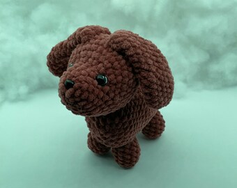 Amigurumi dog | Dachshund | Plush toy | crocheted | handmade | stuffed animal | Puppy | Gift idea | cute | Desk Pet