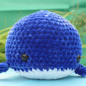 Amigurumi whale Plush toy crocheted handmade different colors stuffed animal Sea creatures Gift idea image 1